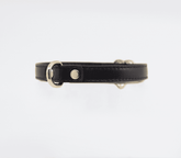 Love In Leather Heart Buckle Bondage Leather Collar Default Title Collars and Leads